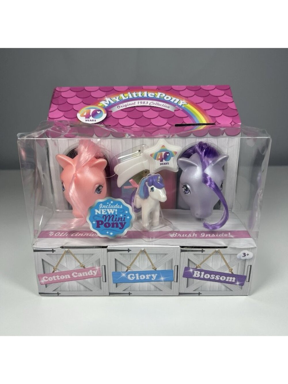 My Little Pony Pearlized G1 Style Cotton Candy Blossom Glory 40 Years Retro 2023